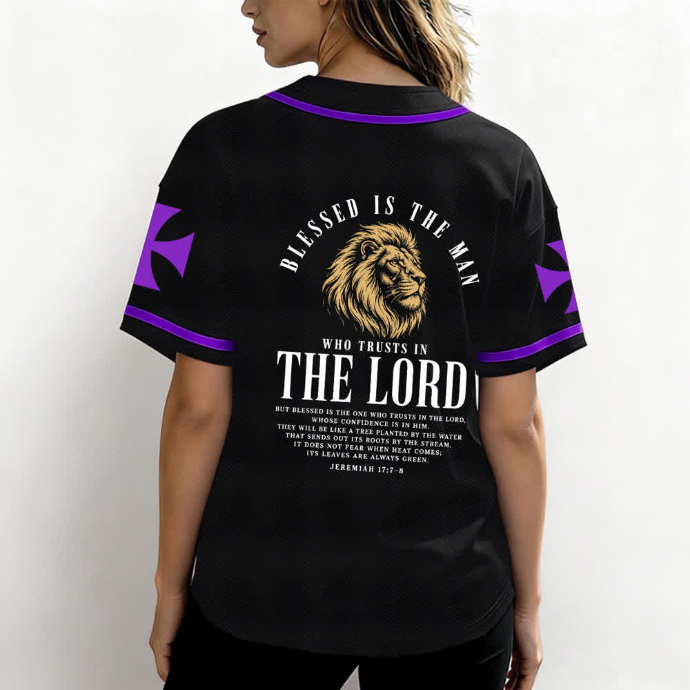 Christianartworkshop Jesús Camino al Cielo Jeremías 17:7-8 Camiseta de béisbol - image 52