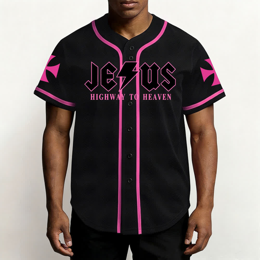 Christianartworkshop Camiseta de béisbol con la frase "El camino de Jesús al cielo" de Jeremías 17:7-8 - image 27