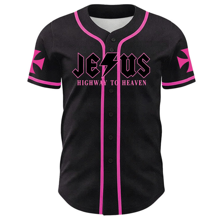 Christianartworkshop Jesús Camino al Cielo Jeremías 17:7-8 Camiseta de béisbol - image 23