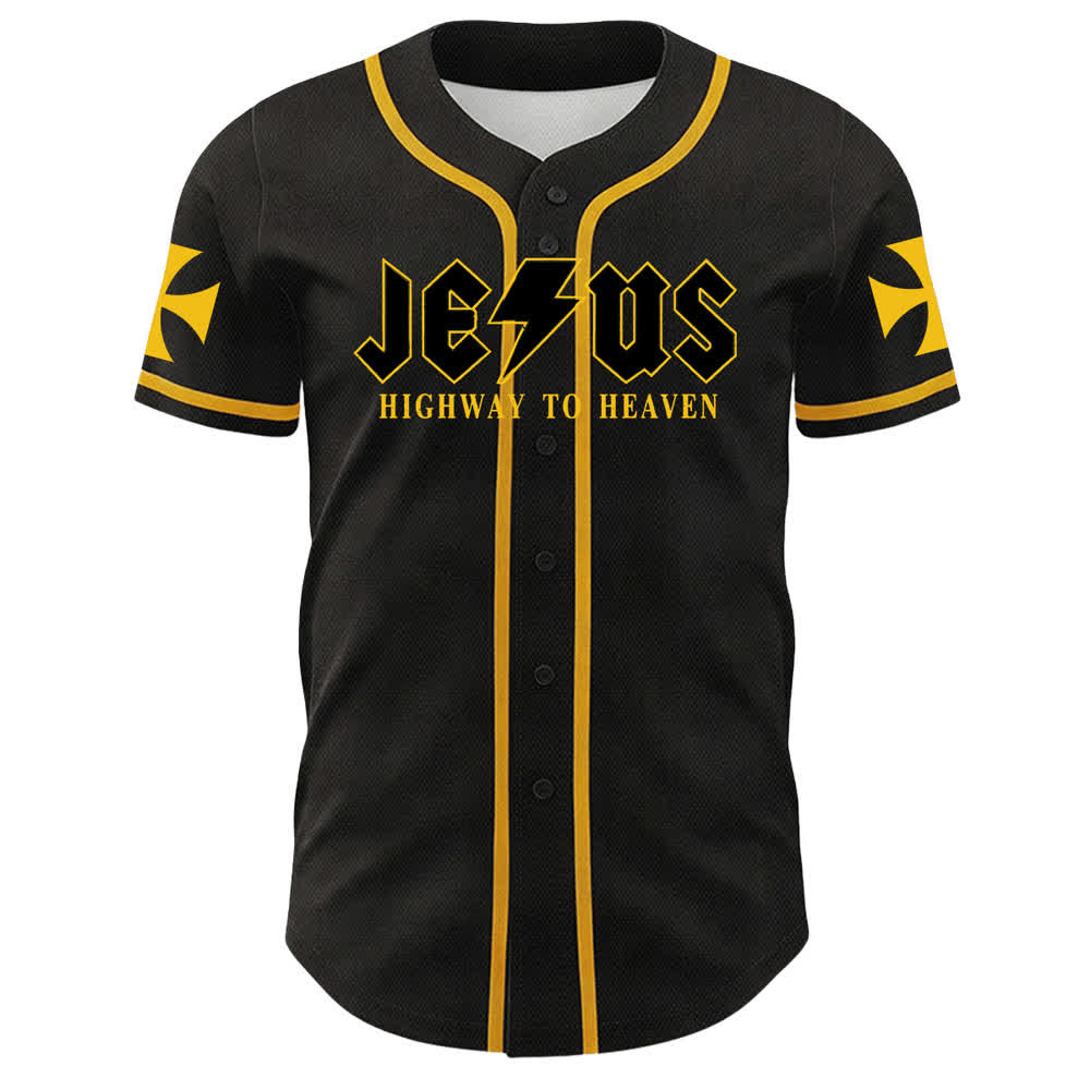 Christianartworkshop Camiseta de béisbol con la frase "El camino de Jesús al cielo" de Jeremías 17:7-8 - image 2