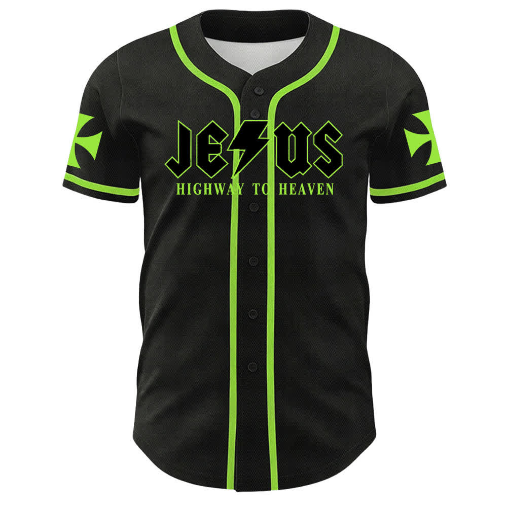 Christianartworkshop Jesús Camino al Cielo Jeremías 17:7-8 Camiseta de béisbol - image 58
