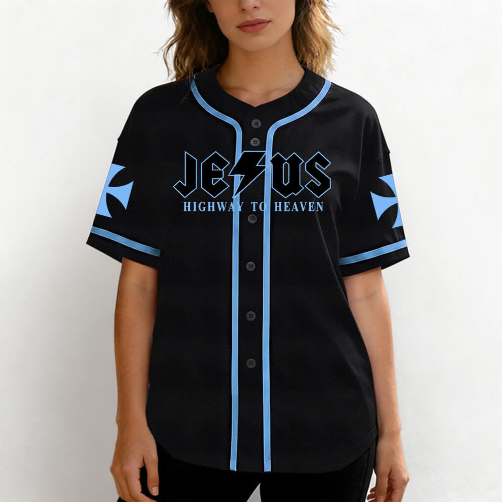 Christianartworkshop Camiseta de béisbol con la frase "El camino de Jesús al cielo" de Jeremías 17:7-8 - image 46