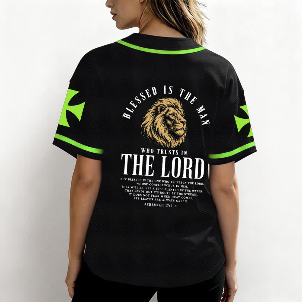 Christianartworkshop Jesús Camino al Cielo Jeremías 17:7-8 Camiseta de béisbol - image 61