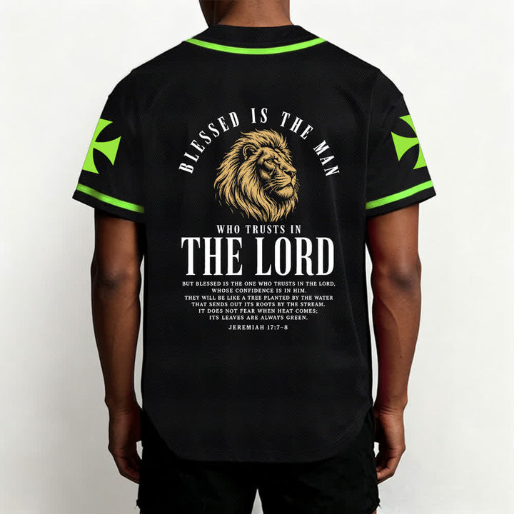 Christianartworkshop Jesús Camino al Cielo Jeremías 17:7-8 Camiseta de béisbol - image 59