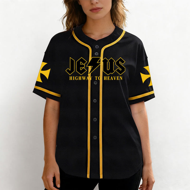 Christianartworkshop Jesús Camino al Cielo Jeremías 17:7-8 Camiseta de béisbol - image 4