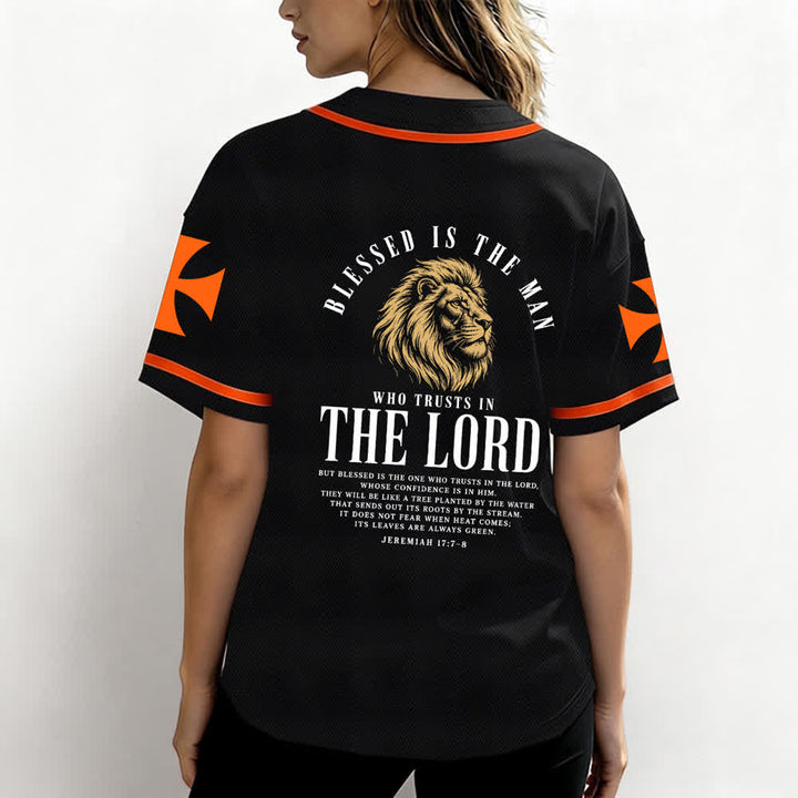 Christianartworkshop Jesús Camino al Cielo Jeremías 17:7-8 Camiseta de béisbol - image 38