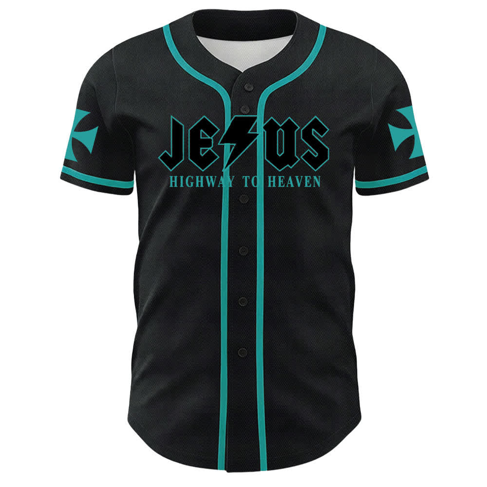 Christianartworkshop Jesús Camino al Cielo Jeremías 17:7-8 Camiseta de béisbol - image 30