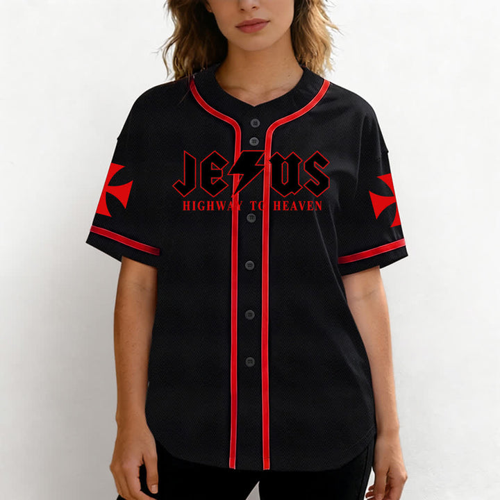 Christianartworkshop Jesús Camino al Cielo Jeremías 17:7-8 Camiseta de béisbol - image 18