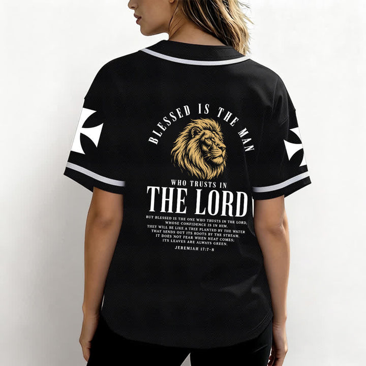 Christianartworkshop Jesús Camino al Cielo Jeremías 17:7-8 Camiseta de béisbol - image 10