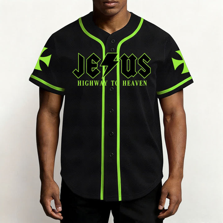 Christianartworkshop Jesús Camino al Cielo Jeremías 17:7-8 Camiseta de béisbol - image 60
