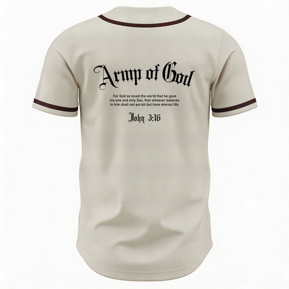 Christianartworkshop Camiseta de béisbol urbana de malla Army Of God - image 29