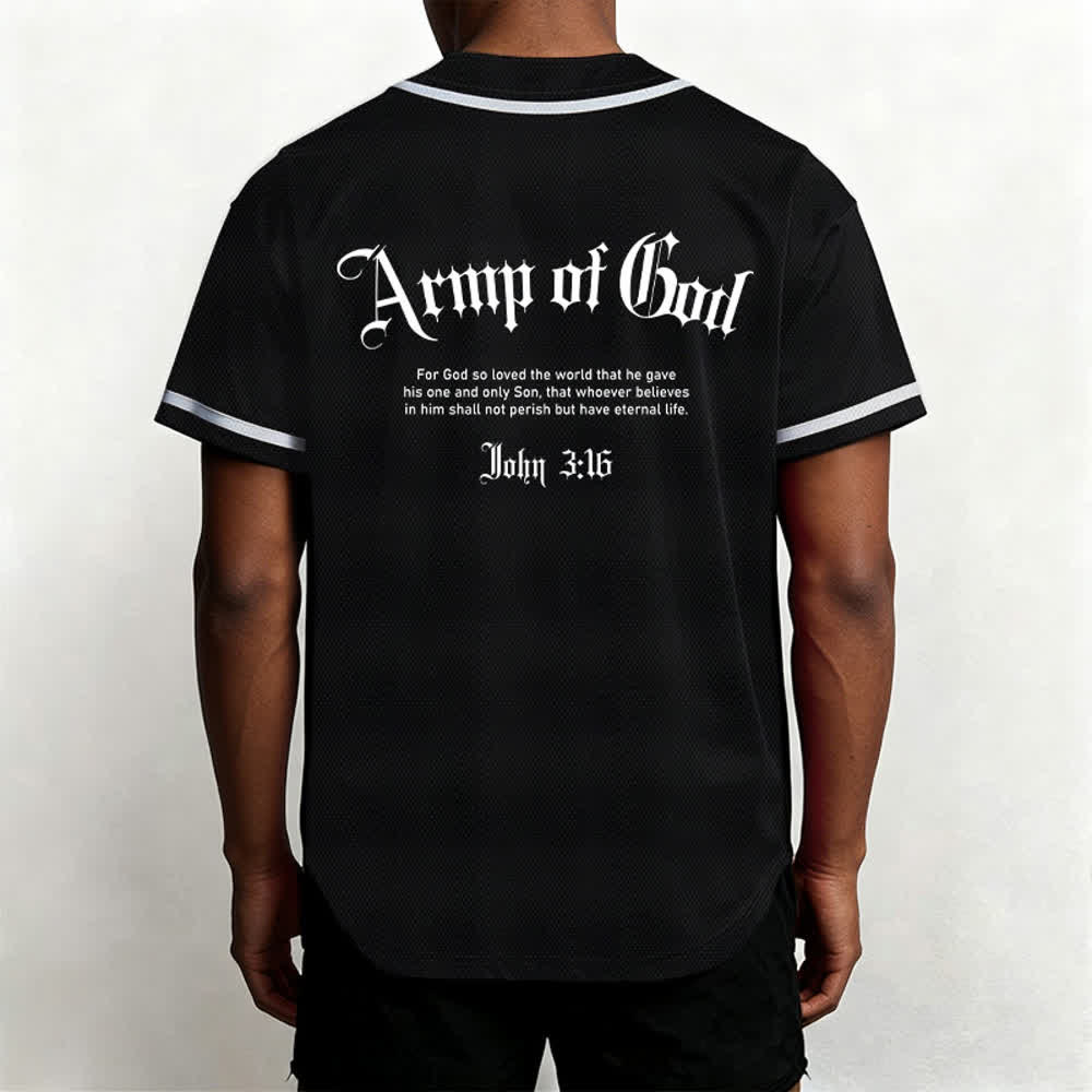 Christianartworkshop Camiseta de béisbol urbana de malla Army Of God - image 12