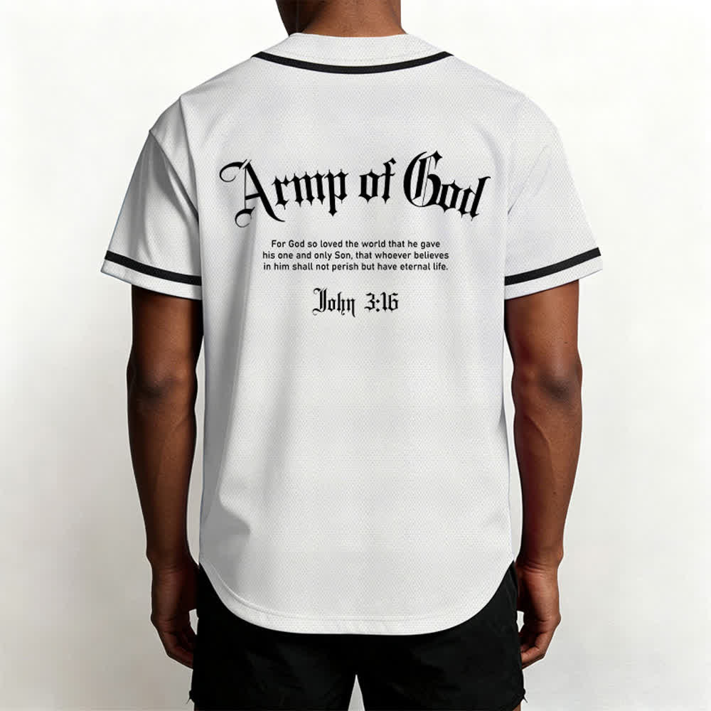 Christianartworkshop Camiseta de béisbol urbana de malla Army Of God - image 6