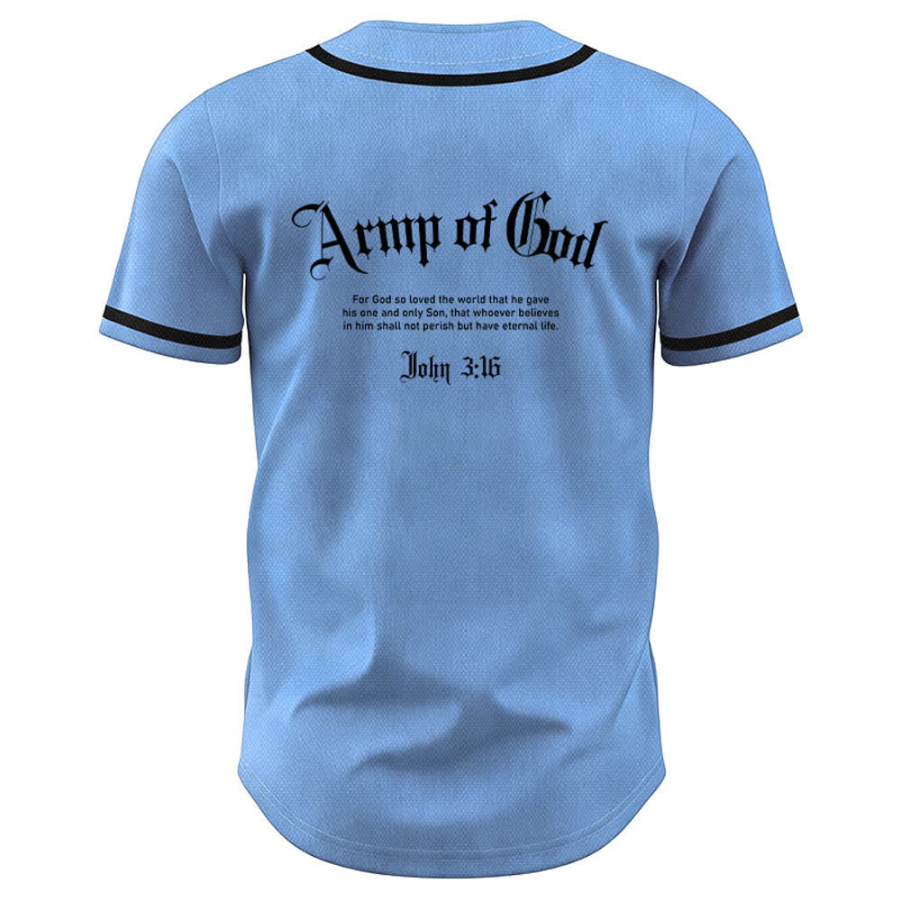 Christianartworkshop Camiseta de béisbol urbana de malla Army Of God - image 43