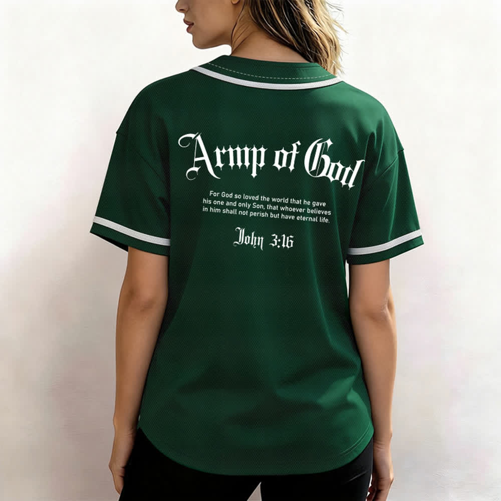 Christianartworkshop Camiseta de béisbol urbana de malla Army Of God - image 24