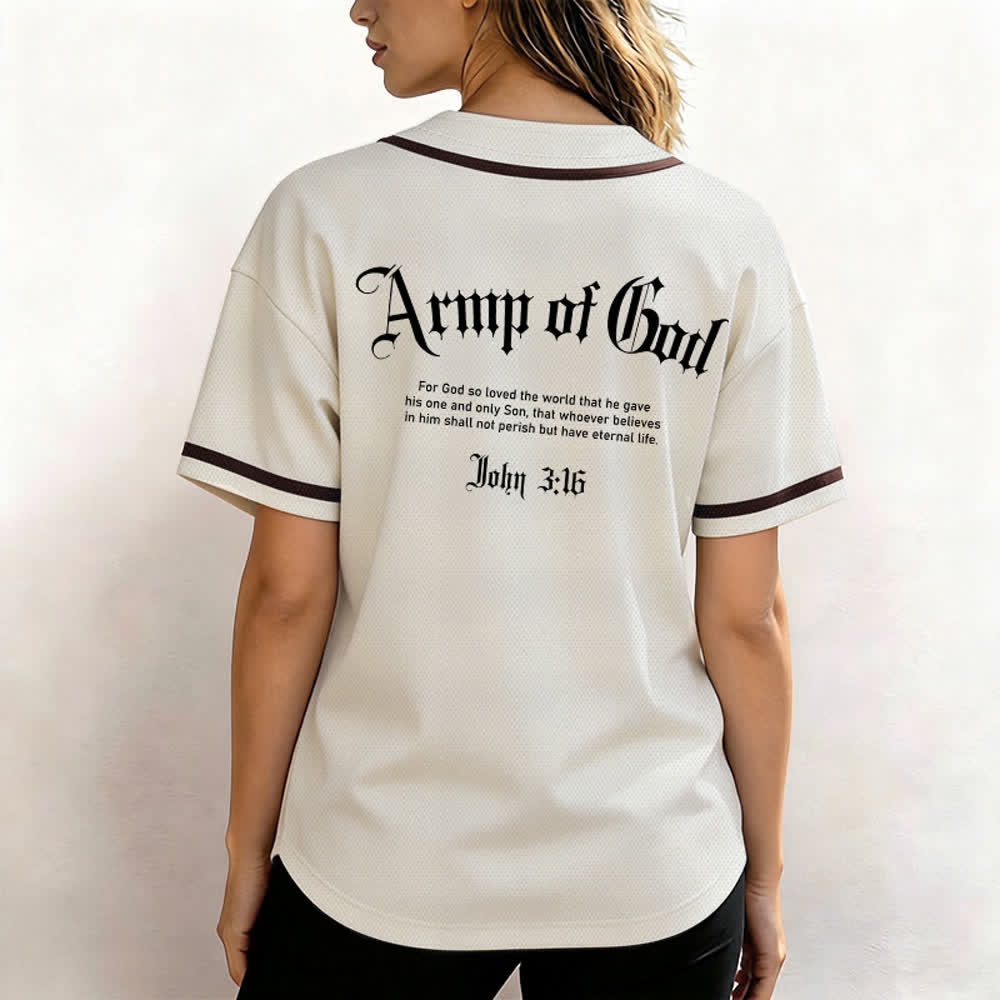 Christianartworkshop Camiseta de béisbol urbana de malla Army Of God - image 33