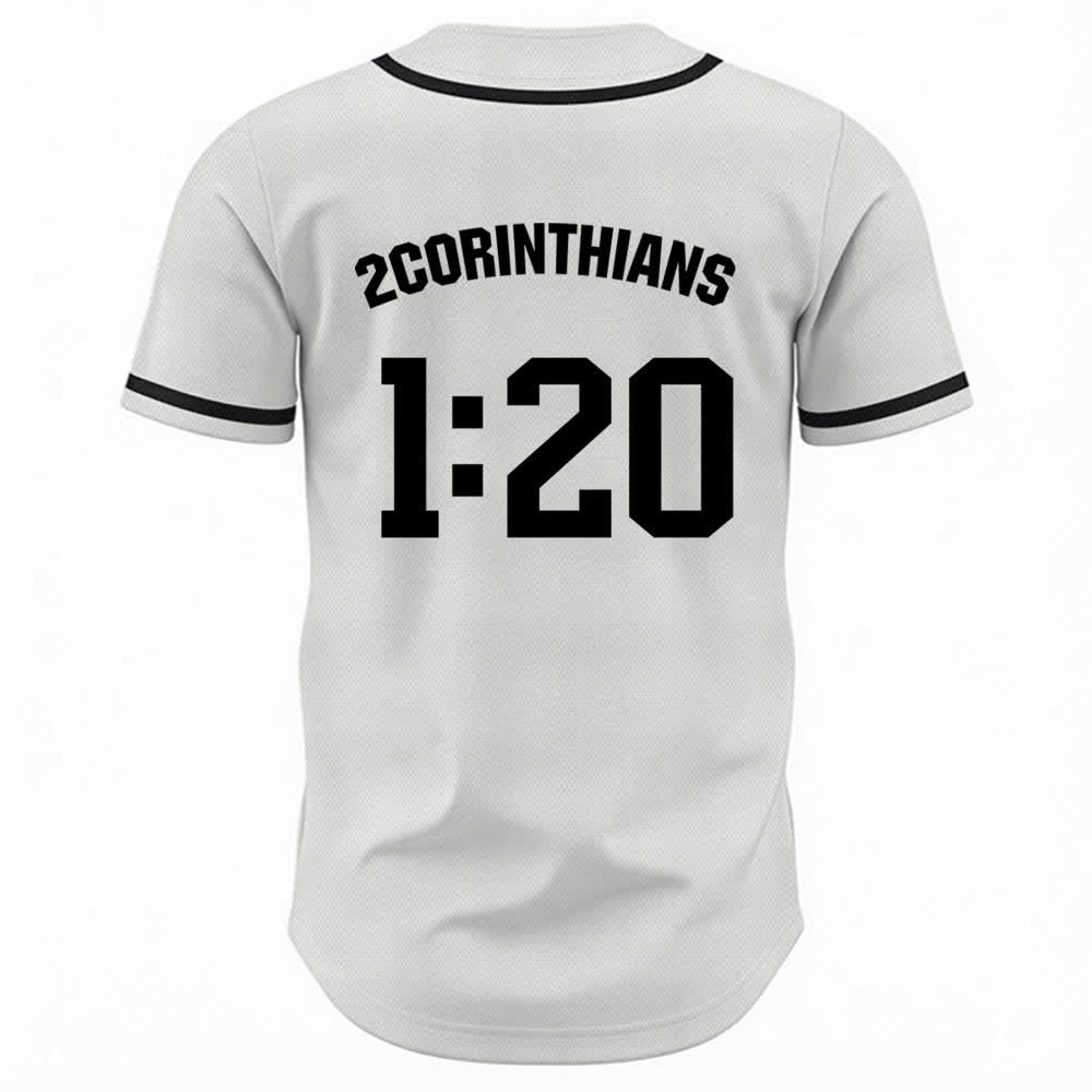 Christianartworkshop Camiseta de béisbol del equipo Amen en blanco y negro - image 1