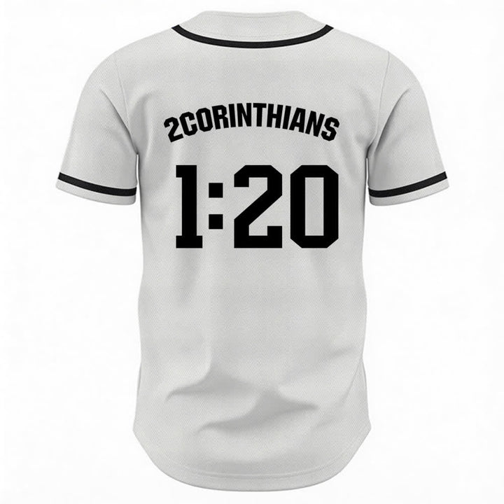 Camiseta de béisbol del equipo Amen en blanco y negro de Christianartworkshop - image 1
