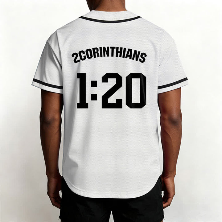 Camiseta de béisbol del equipo Amen en blanco y negro de Christianartworkshop - image 5