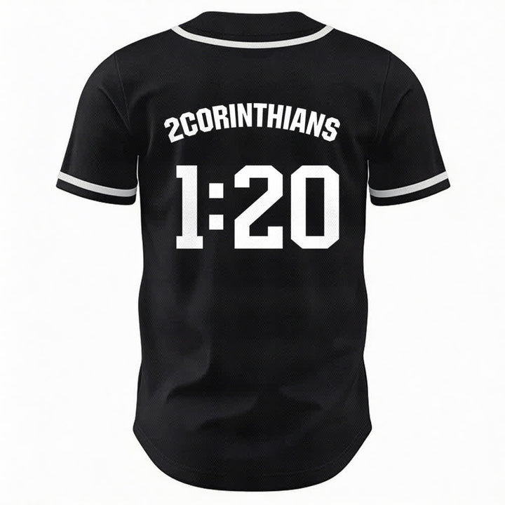 Camiseta de béisbol del equipo Amen en blanco y negro de Christianartworkshop - image 8