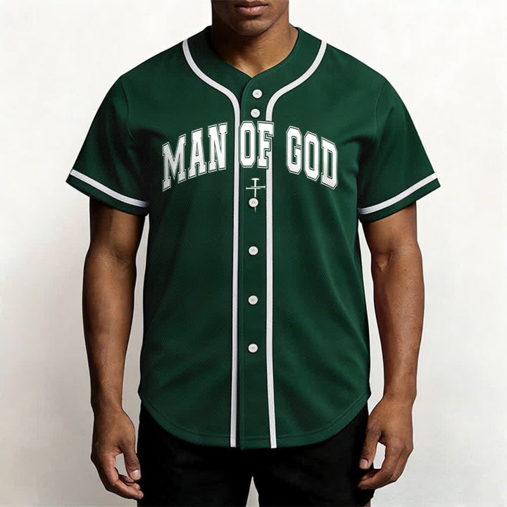 Camiseta de béisbol con mensaje "Pray Tap My Shoulder" de Christianartworkshop - image 41
