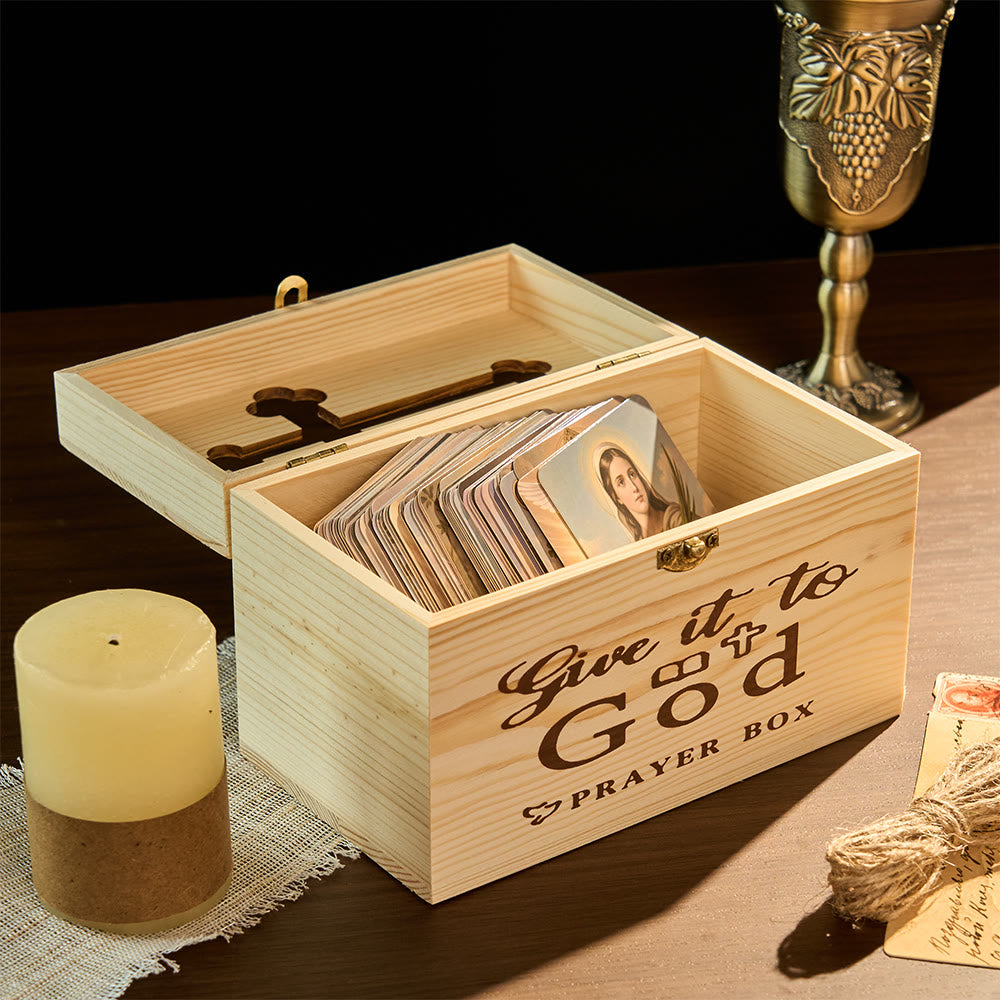 Christianartworkshop Caja de oración rústica con forma de cruz (solo la caja): símbolo de un refugio celestial y pacífico. - image 6