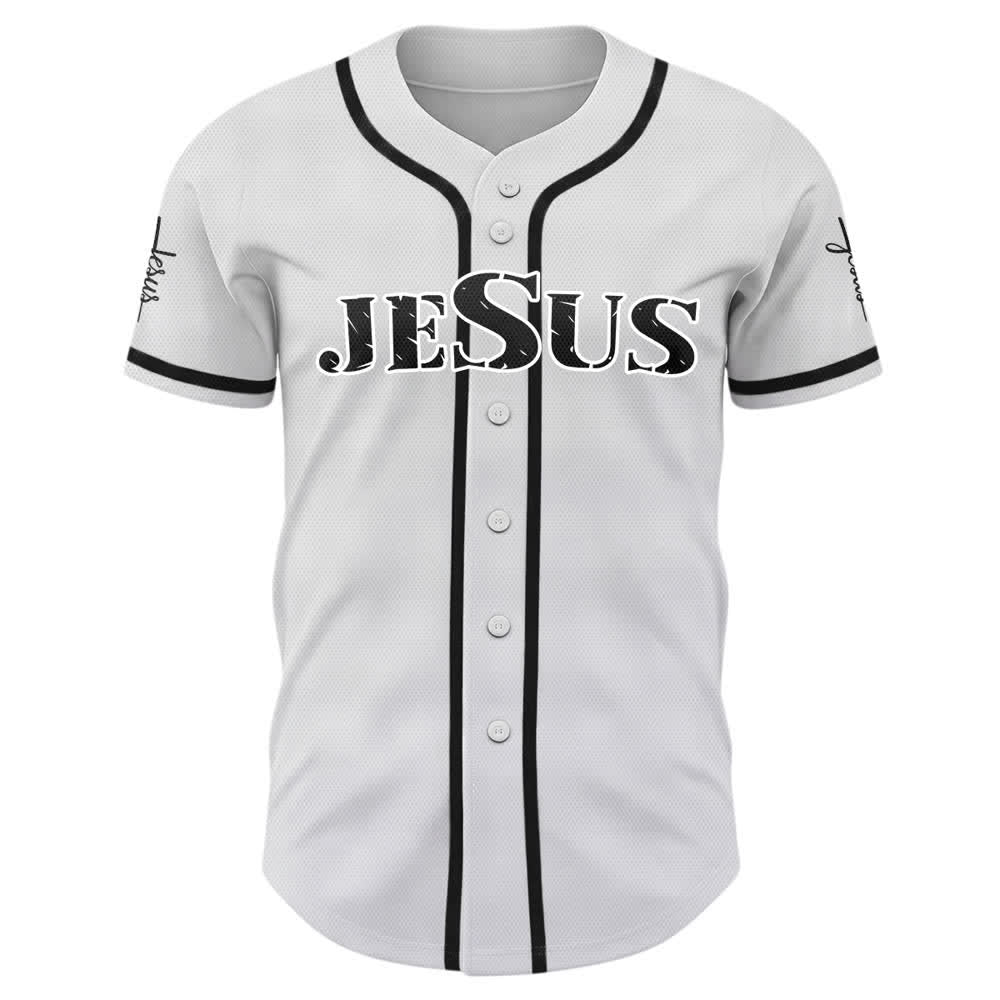 Camiseta de béisbol con estampado de doble cara de Jesús, el Camino, la Verdad y la Cruz de Christianartworkshop - image 8