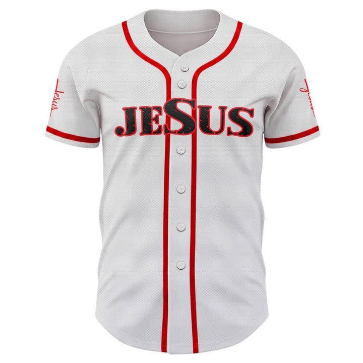 Camiseta de béisbol con estampado de doble cara de Jesús, el Camino, la Verdad y la Cruz de Christianartworkshop - image 15