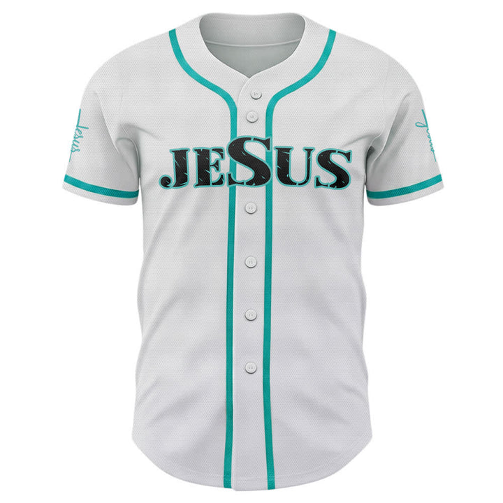 Camiseta de béisbol con estampado de doble cara de Jesús, el Camino, la Verdad y la Cruz de Christianartworkshop - image 29
