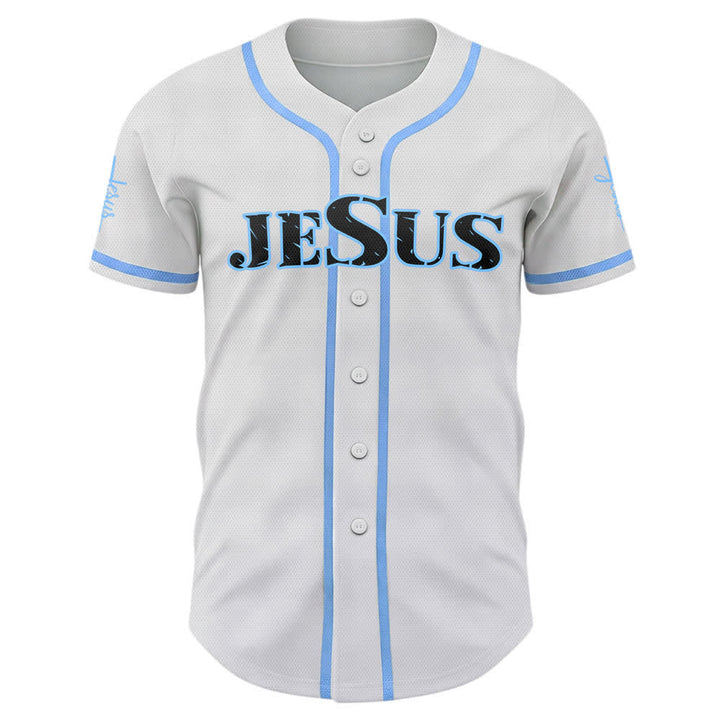 Camiseta de béisbol con estampado de doble cara de Jesús, el Camino, la Verdad y la Cruz de Christianartworkshop - image 36