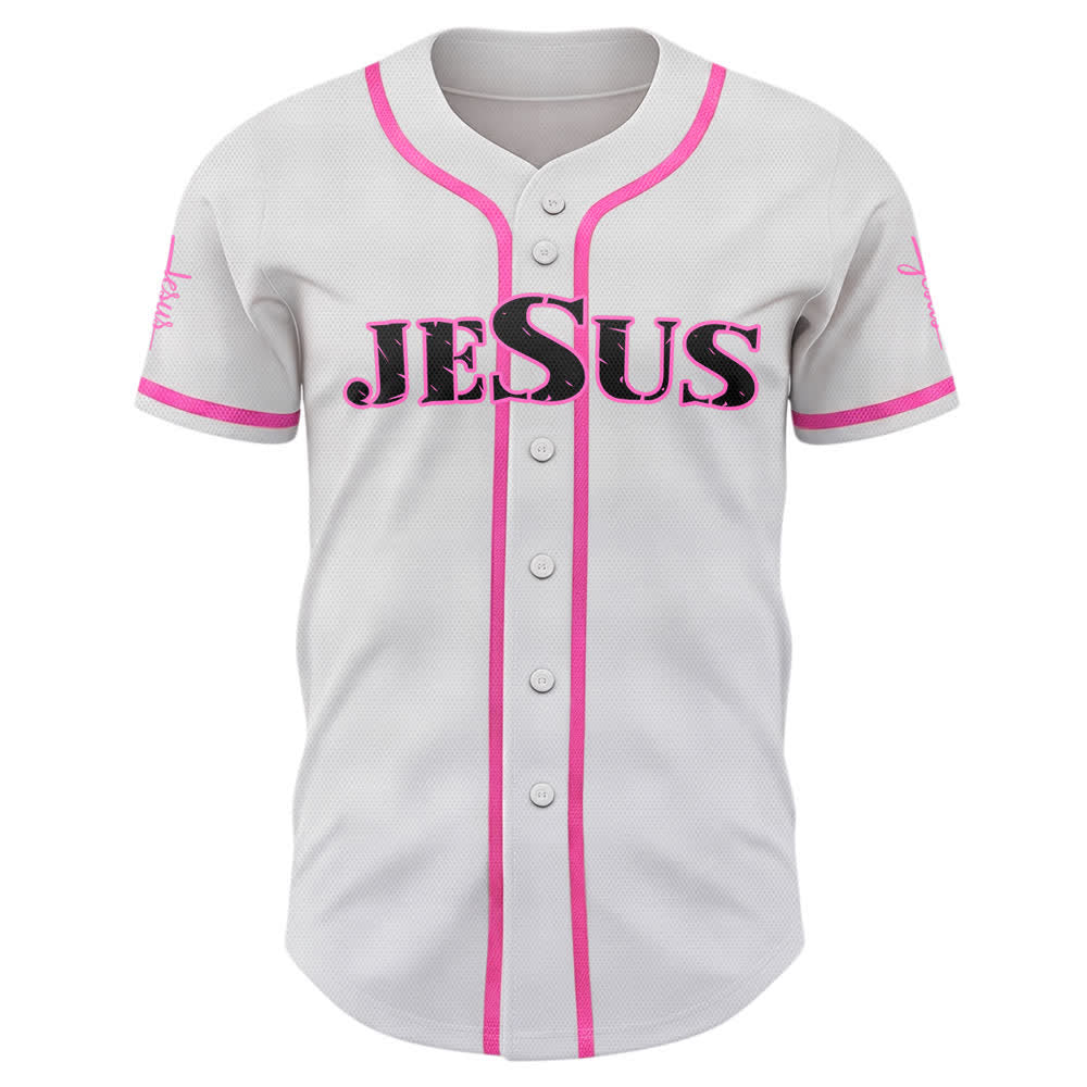 Camiseta de béisbol con estampado de doble cara de Jesús, el Camino, la Verdad y la Cruz de Christianartworkshop - image 43