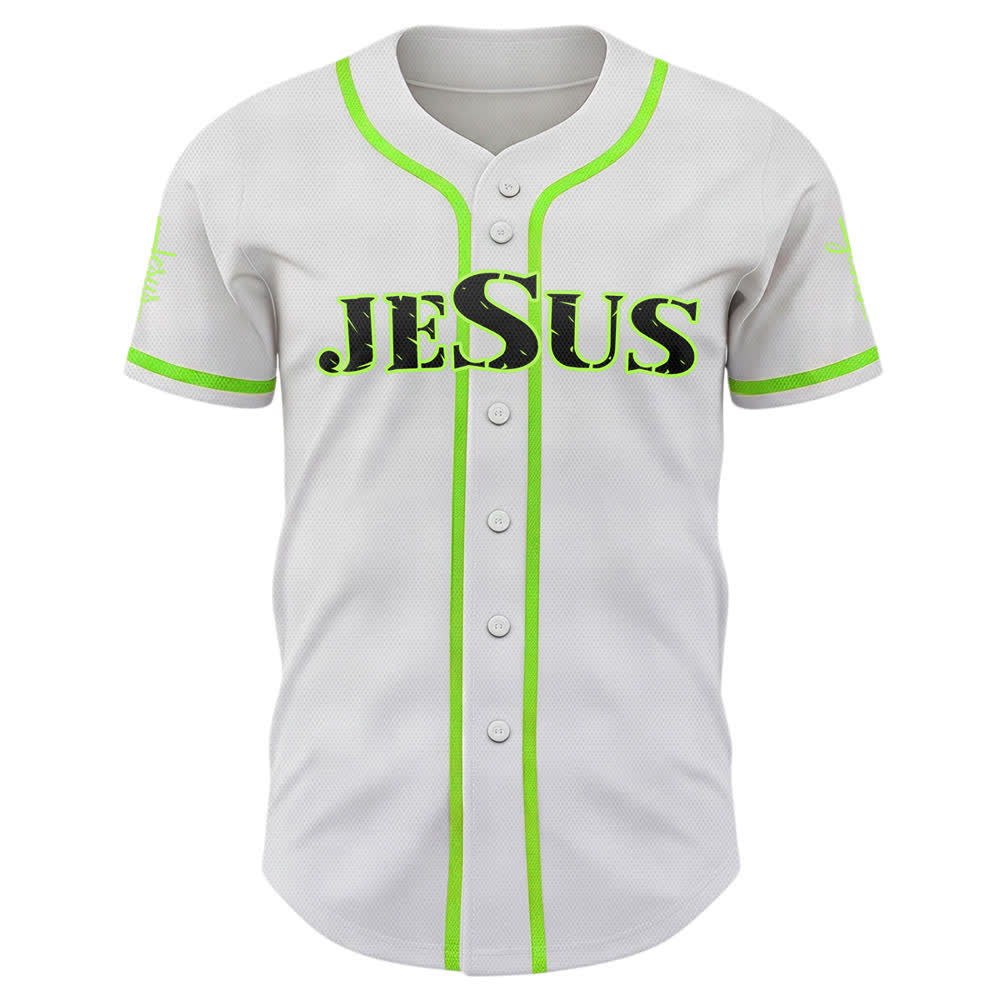 Camiseta de béisbol con estampado de doble cara de Jesús, el Camino, la Verdad y la Cruz de Christianartworkshop - image 50