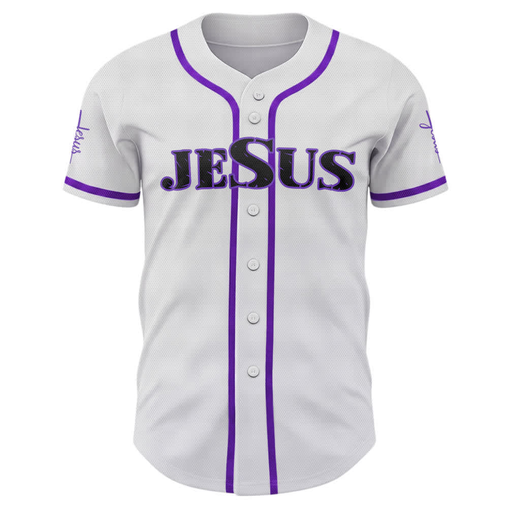 Camiseta de béisbol con estampado de doble cara de Jesús, el Camino, la Verdad y la Cruz de Christianartworkshop - image 57