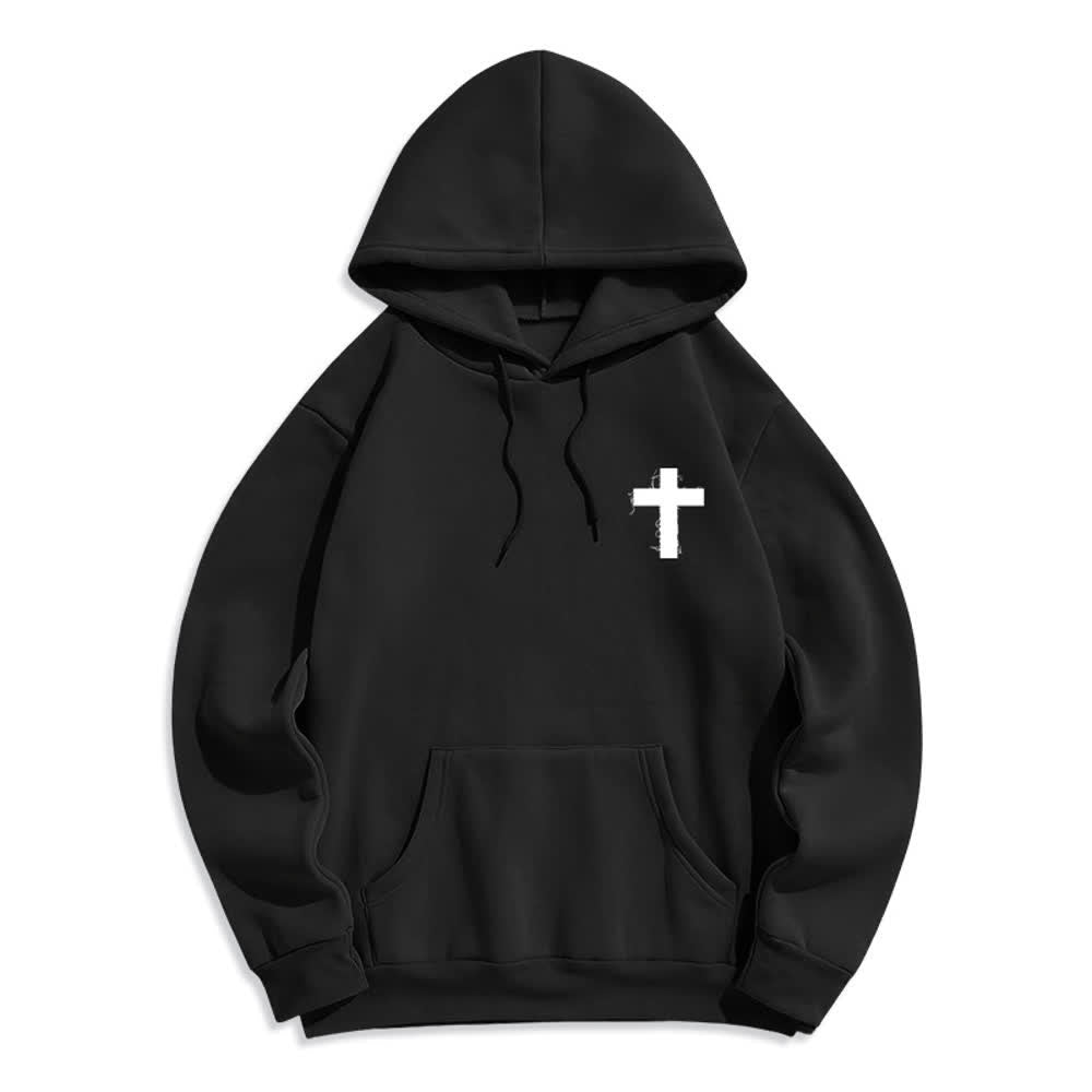 Christianartworkshop Solo estoy aquí para darle gloria a Dios. Sudadera con capucha extragrande. - image 23