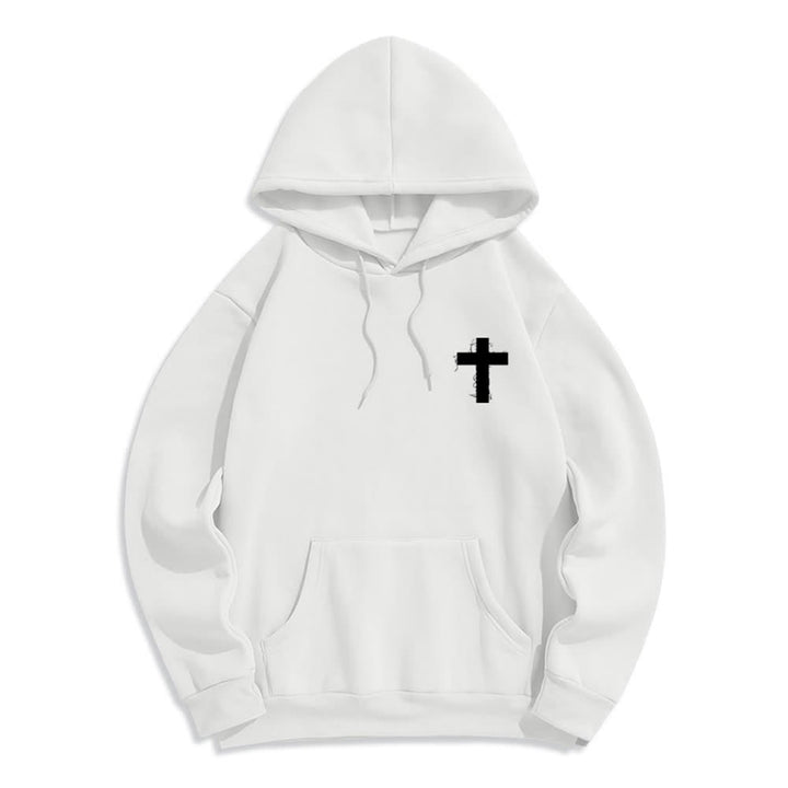 Christianartworkshop Solo estoy aquí para darle gloria a Dios. Sudadera con capucha extragrande. - image 8