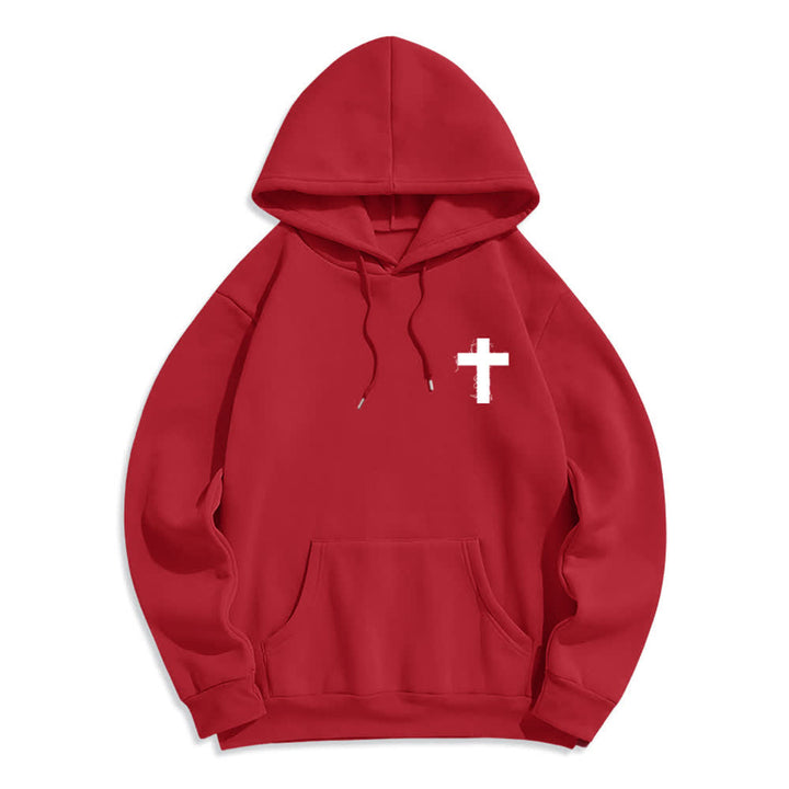 Christianartworkshop Solo estoy aquí para darle gloria a Dios. Sudadera con capucha extragrande. - image 17