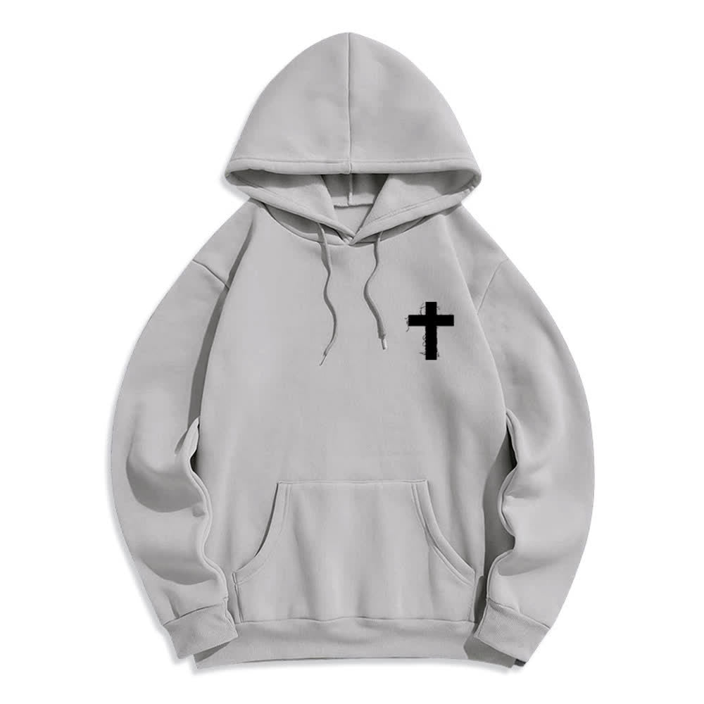 Christianartworkshop Solo estoy aquí para darle gloria a Dios. Sudadera con capucha extragrande. - image 14