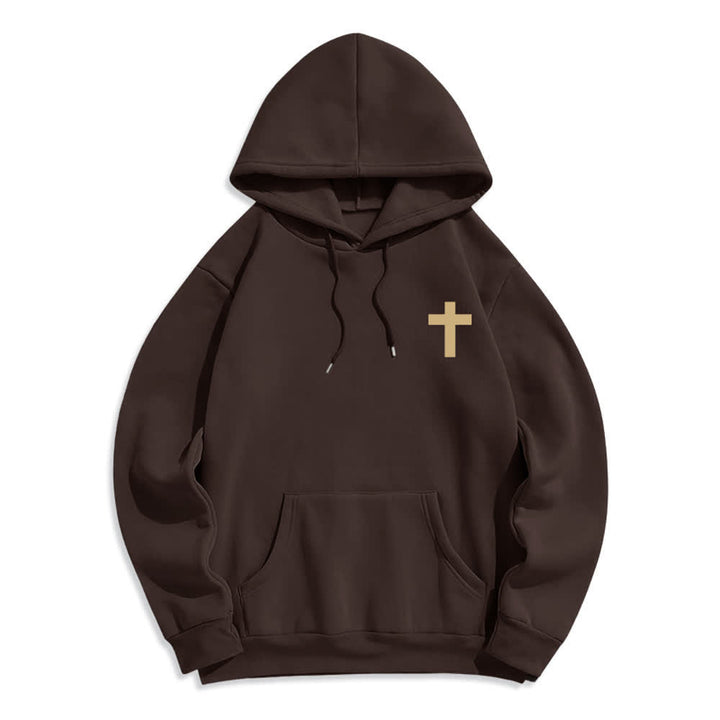Christianartworkshop Sudadera con capucha estampada en la espalda con estrellas, hecha de forma maravillosa y espléndida. - image 11