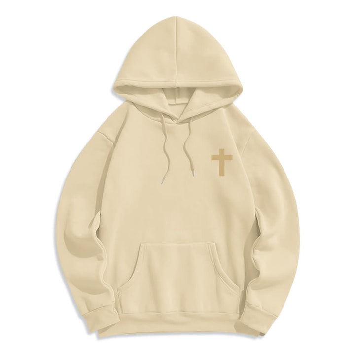 Christianartworkshop Sudadera con capucha estampada en la espalda con estrellas, hecha de forma maravillosa y espléndida. - image 17