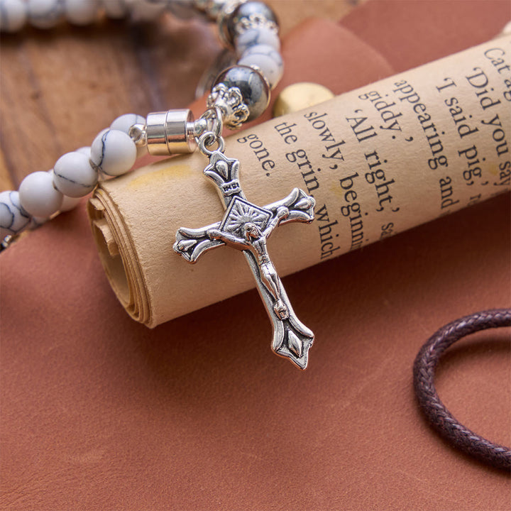 Christianartworkshop Pulsera de San Benito y Crucifijo de Cristal Milagroso: Portador de la Fuerza Sagrada - image 13