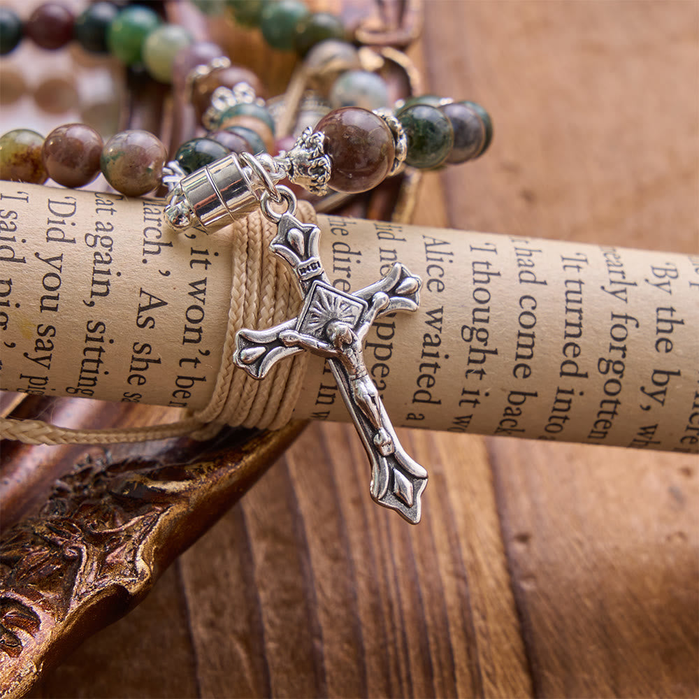 Christianartworkshop Pulsera de San Benito y Crucifijo de Cristal Milagroso: Portador de la Fuerza Sagrada - image 3