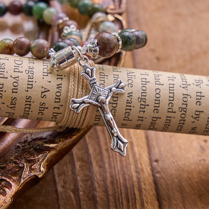 Christianartworkshop Pulsera de San Benito y Crucifijo de Cristal Milagroso: Portador de la Fuerza Sagrada - image 3