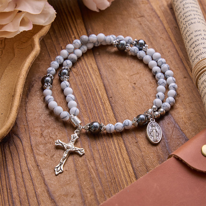 Christianartworkshop Pulsera de San Benito y Crucifijo de Cristal Milagroso: Portador de la Fuerza Sagrada - image 11