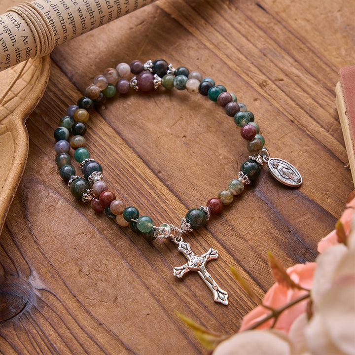 Christianartworkshop Pulsera de San Benito y Crucifijo de Cristal Milagroso: Portador de la Fuerza Sagrada - image 16