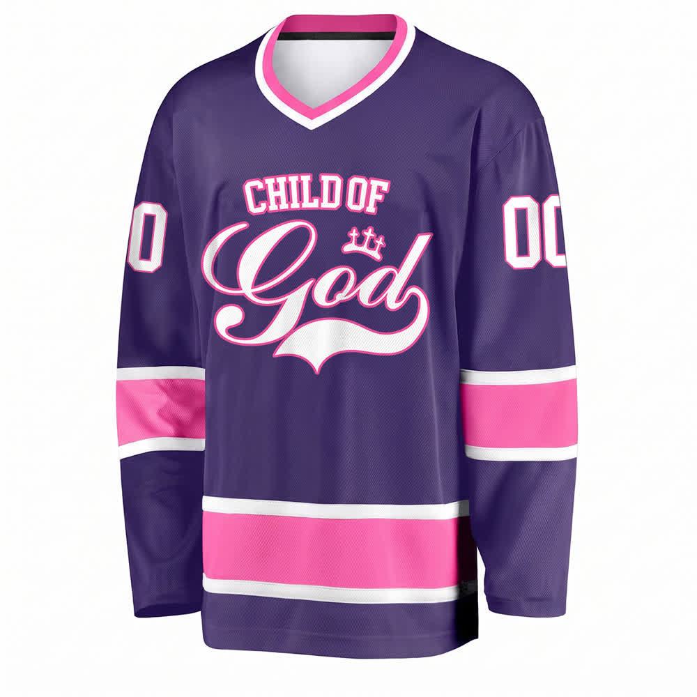 Christianartworkshop Camiseta de hockey Nombre y número personalizados - image 33