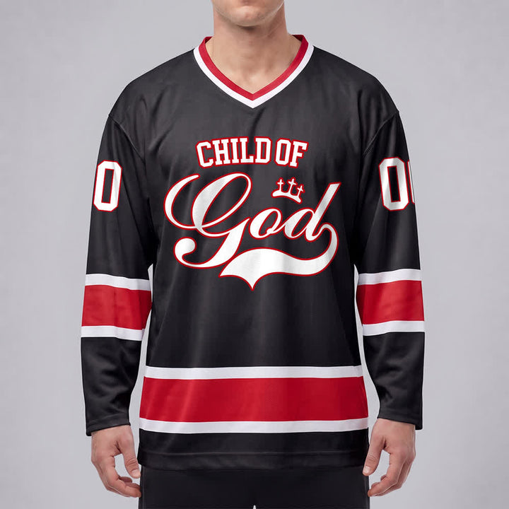 Christianartworkshop Camiseta de hockey Nombre y número personalizados - image 16