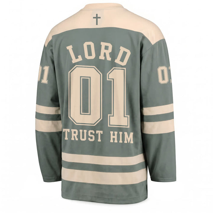 Christianartworkshop Señor, yo no puedo, pero tú sí. Camiseta de hockey urbana. - image 2