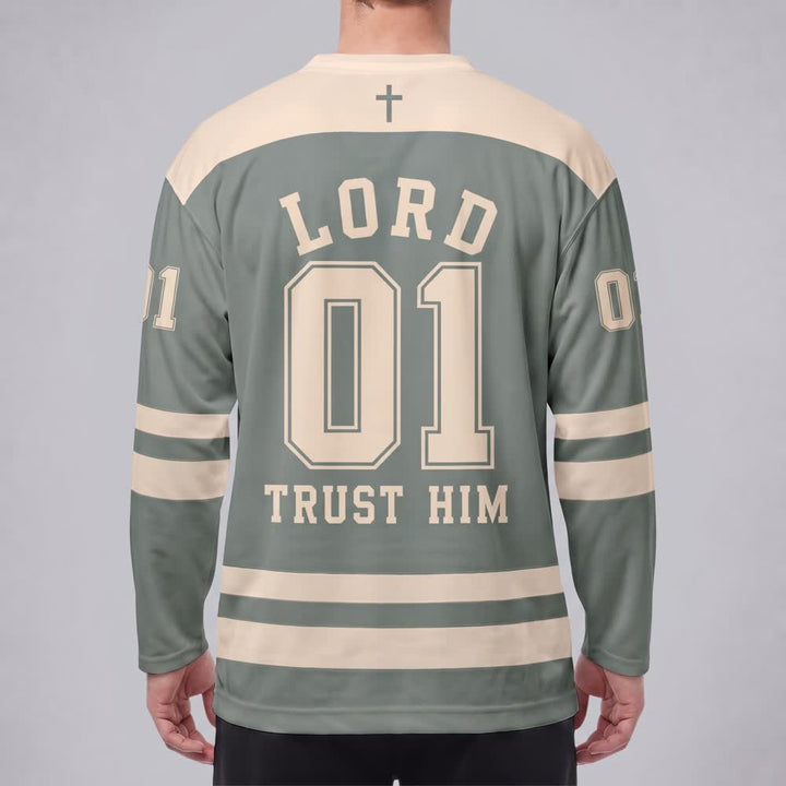 Christianartworkshop Señor, yo no puedo, pero tú sí. Camiseta de hockey urbana. - image 4