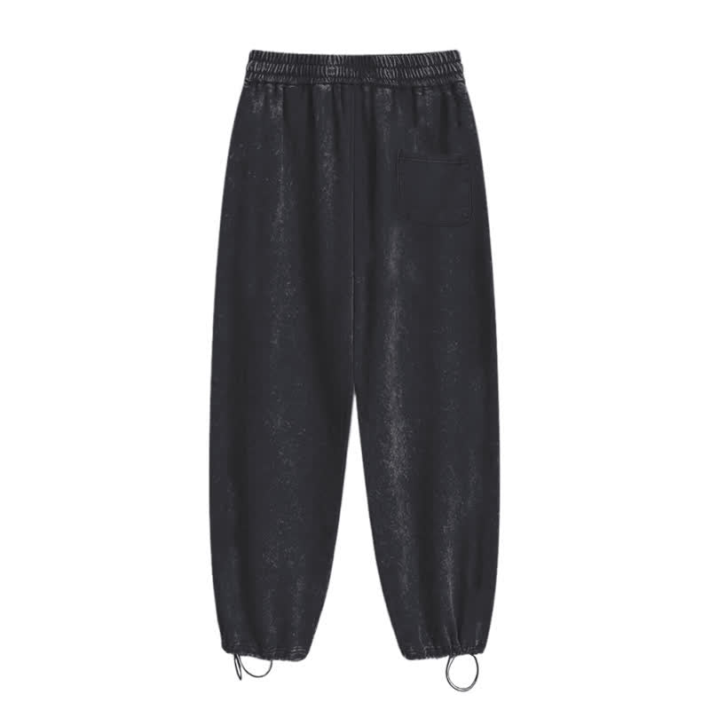 Christianartworkshop Pantalones deportivos lavados de corte relajado con el lema "Coraje de león" de Josué 1:9 - image 11