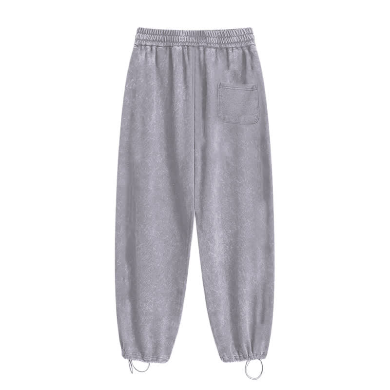 Christianartworkshop Pantalones deportivos lavados de corte relajado con el lema "Coraje de león" de Josué 1:9 - image 21